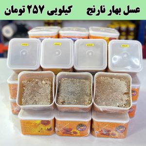 عسل باموم بهارنارنج قیمت عمده