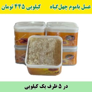 خرید عسل عمده باموم چهل‌گیاه
