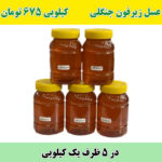 خرید عسل عمده زیرفون جنگلی