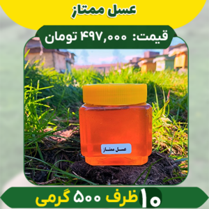 عسل ممتاز کوهدار (10 ظرف نیم کیلویی)