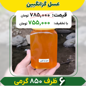 عسل گزانگبین (6 ظرف 850 گرمی)
